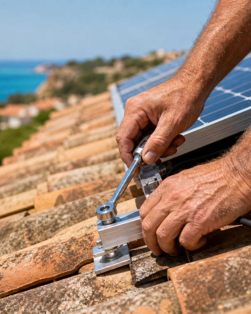 Solar panel installation Vila Real de Santo António